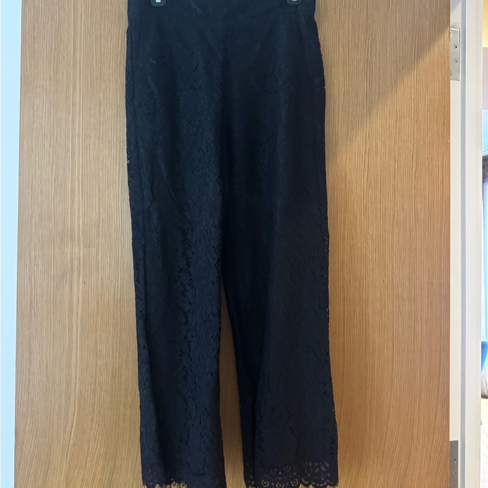 J. Crew Midnight Lace Trousers